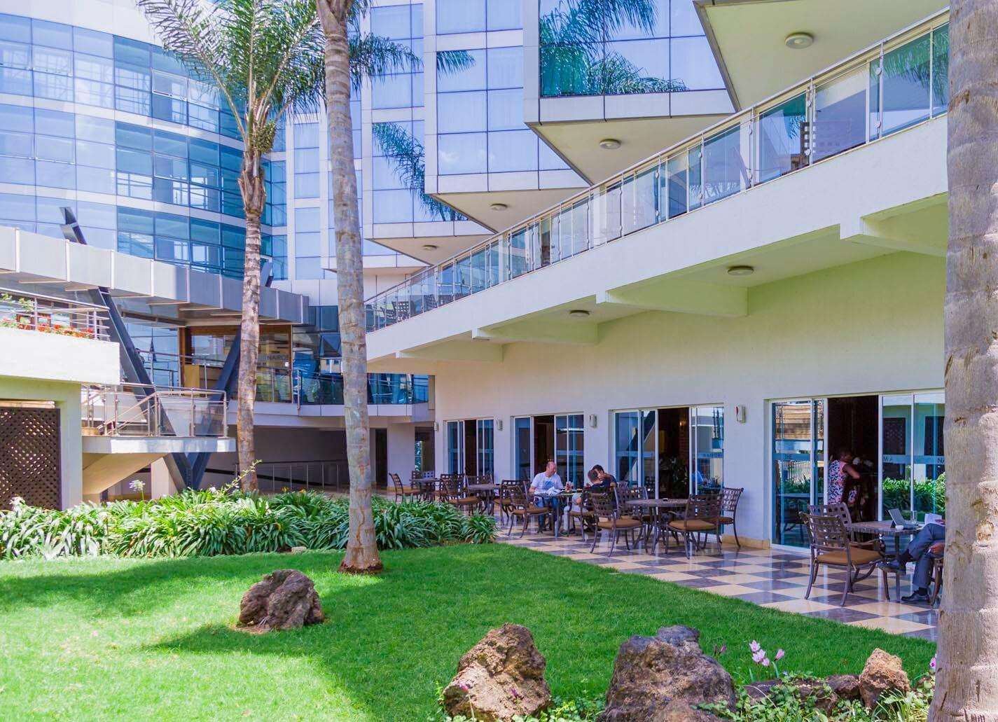 The Boma Nairobi Hotel Exterior photo The courtyard of the hotel